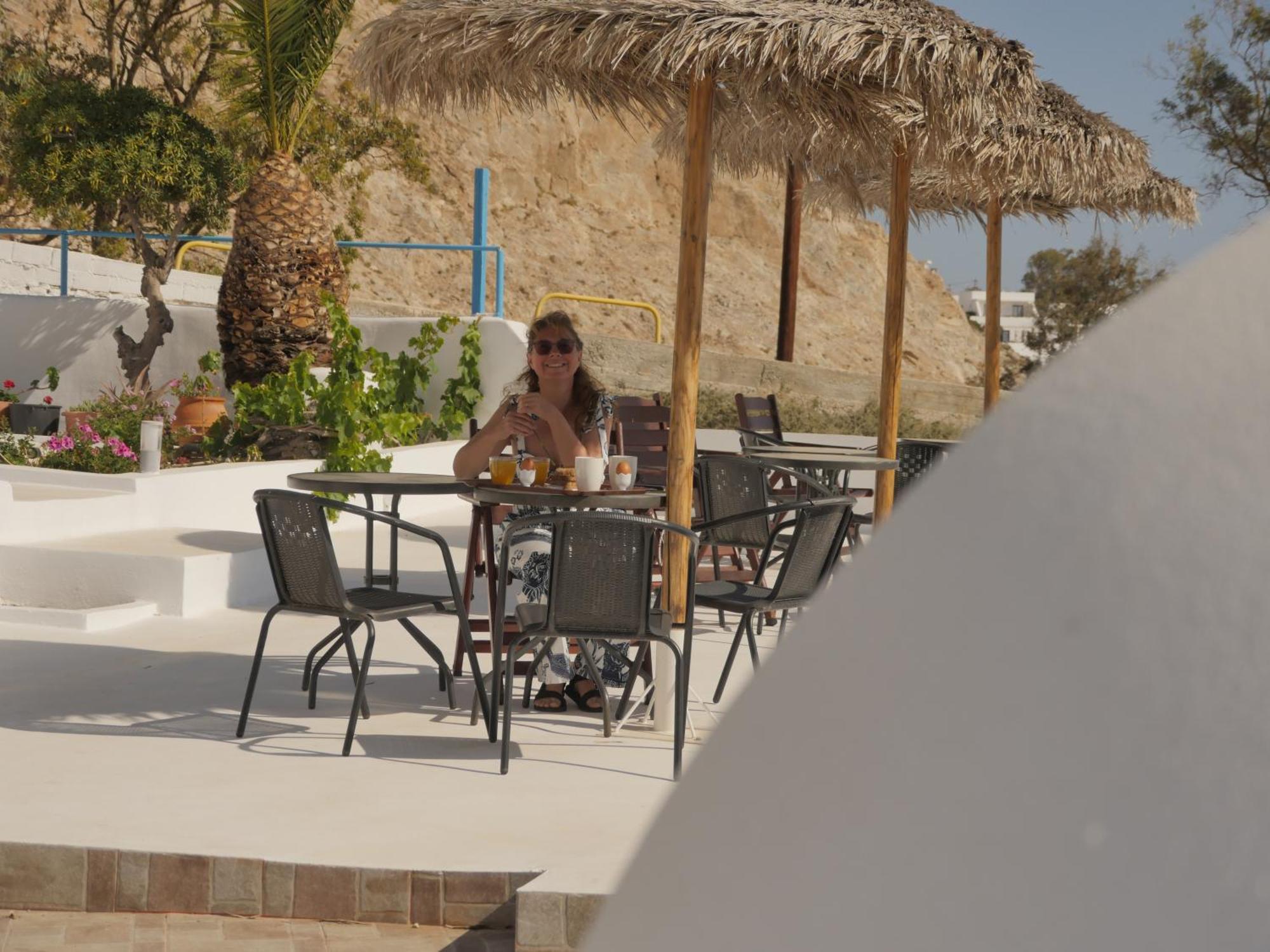 Ancient Thera Apartments Kamári Extérieur photo